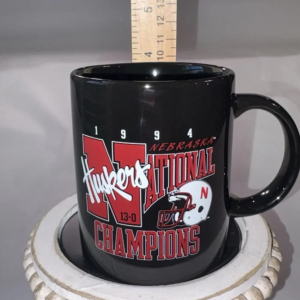 Vintage 1994 Nebraska Cornhusker National Championship Mug Undefeated‎ 13-0